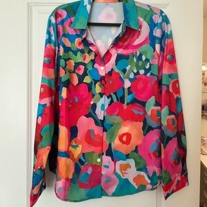 Floral Multicolor Women's Top